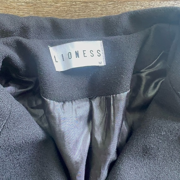 LIONESS Womens Size M Black Blazer Jacket - Picture 2 of 7